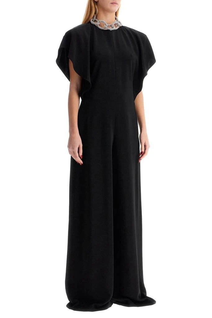 Stella McCartney Stella McCartney Chain-Embellished Wide-Leg Jumpsuit 2