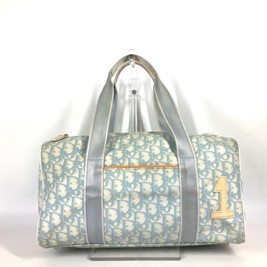 Dior Trotter blue Pvc Leather Boston Bag Handbag (Pre-Owned) 1