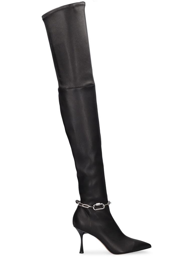 STUDIO AMELIA 90mm Razor Leather Boots