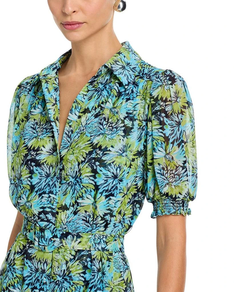 Cinq à Sept Dahlia Print Halbini Dress 3