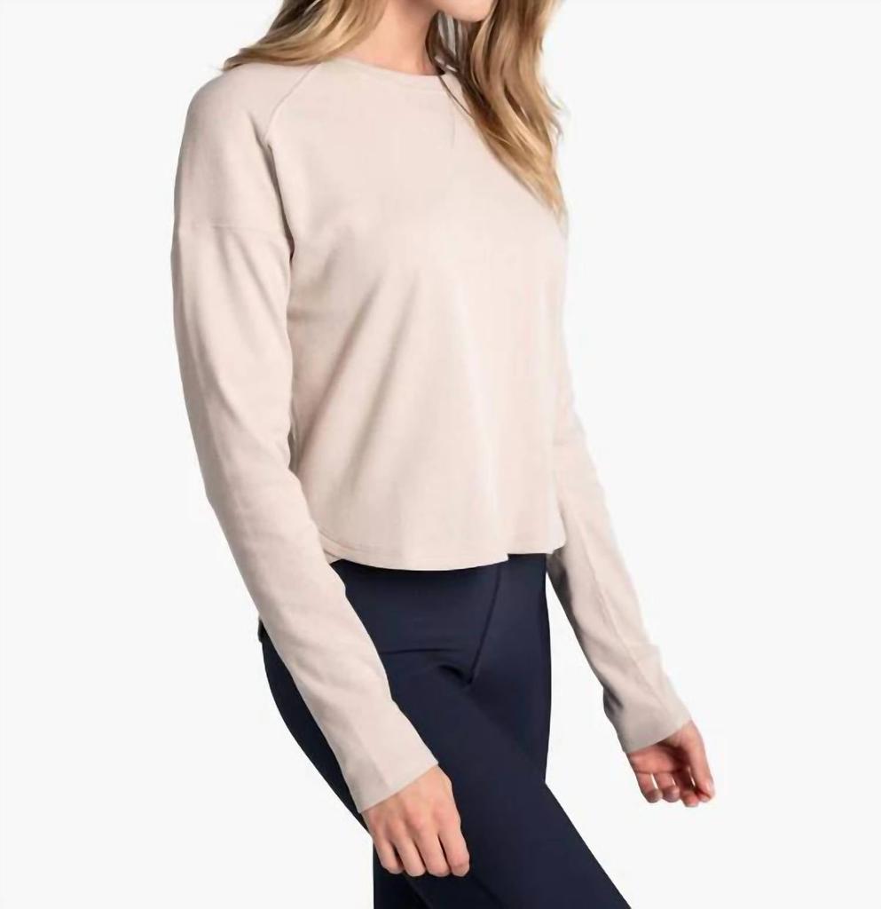 Lole Classic Crew Top In Abalone