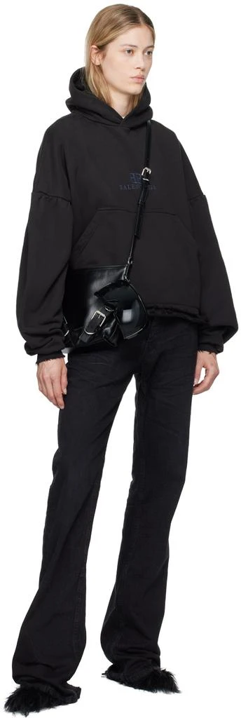 Balenciaga Black Distressed Hoodie 4