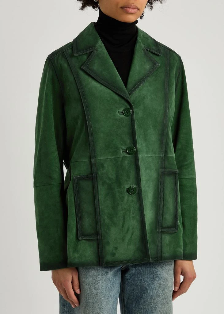 Dorothee Schumacher Panelled faded suede jacket 2