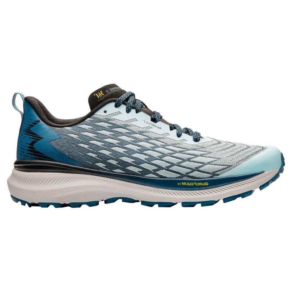 361 Degrees Women's Taroko 3 Trail Running Shoes - Medium Width In Pure Water,deep Ocean