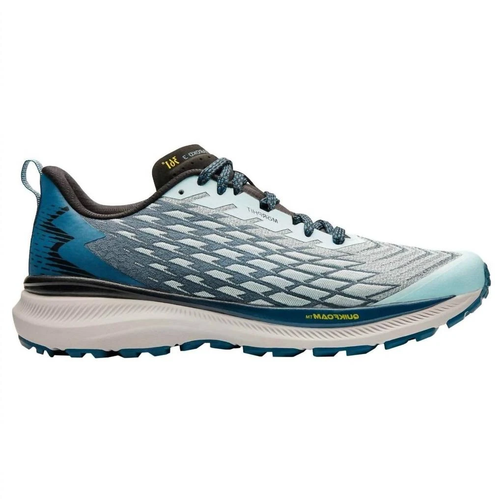 361 Degrees Women's Taroko 3 Trail Running Shoes - Medium Width In Pure Water,deep Ocean 1