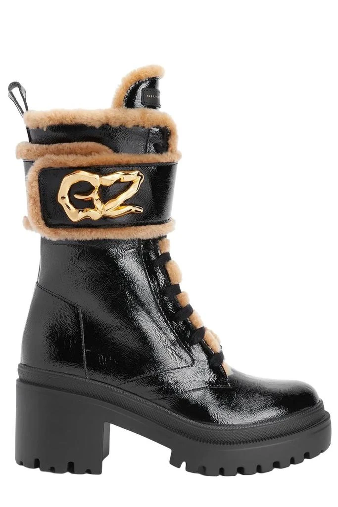 Giuseppe Zanotti Giuseppe Zanotti Gz Paloma Fur Trim Biker Boots 1