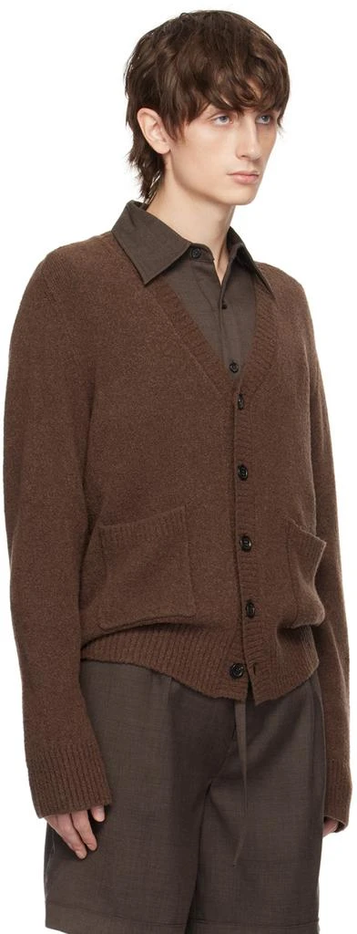 The World Is Your Oyster Brown & Off-White Convertible Sweater 2