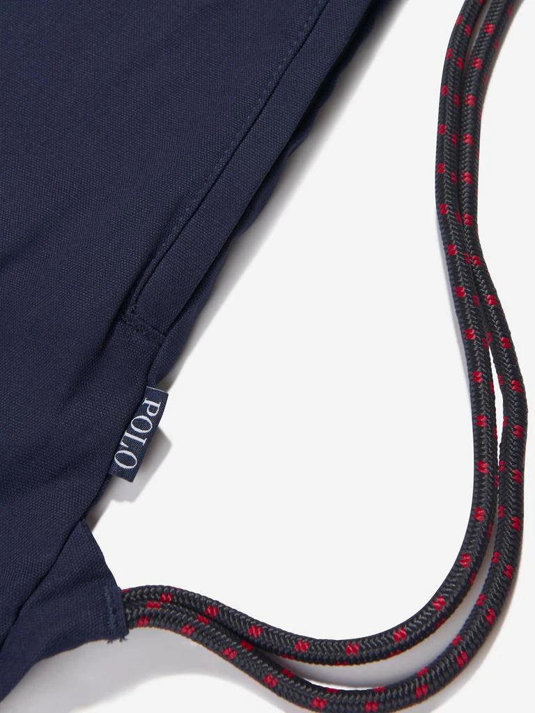 Ralph Lauren Ralph Lauren Kids Polo Canvas Drawstring Bag in Navy (49cm) 4