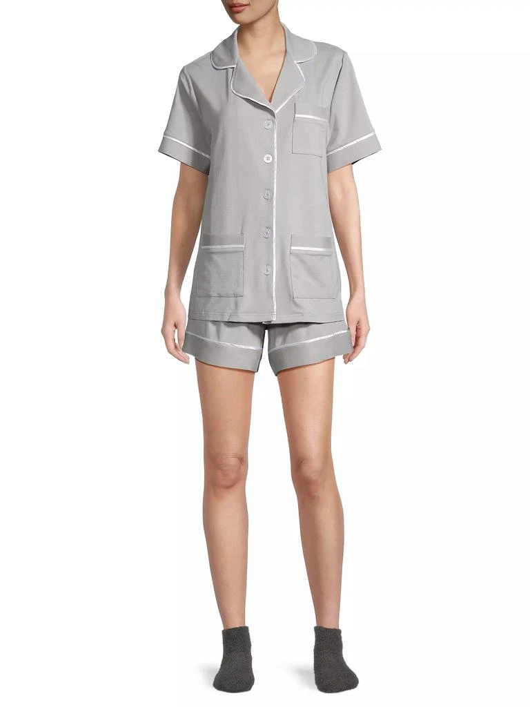 KIP. Monogrammed Luxe Cotton Pajama Set 2