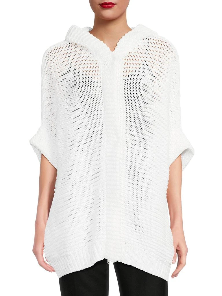 Brunello Cucinelli ​Cotton Hooded Knit Cardigan 1