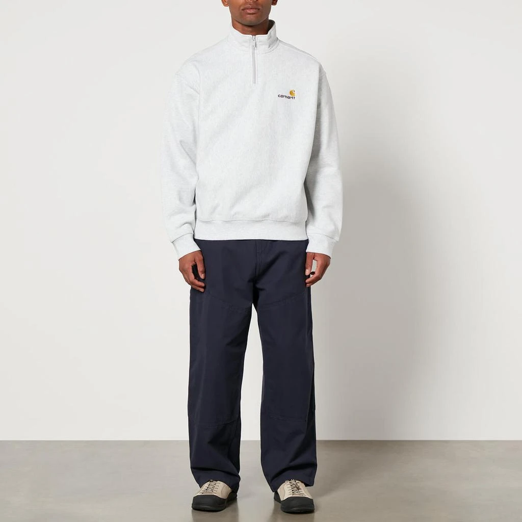 Carhartt WIP Carhartt WIP Half Zip American Script Cotton-Blend Jersey Sweatshirt 3