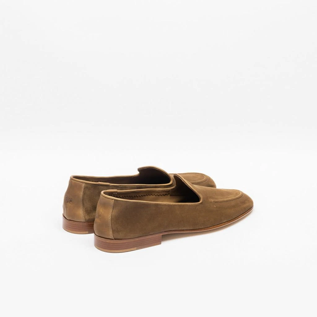Edward Green Camel Baby Calf Unlined Loafer 3
