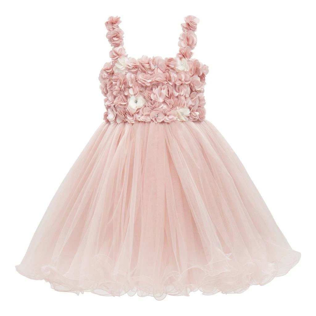 Tulleen Pink Rose Campanula Dress 1