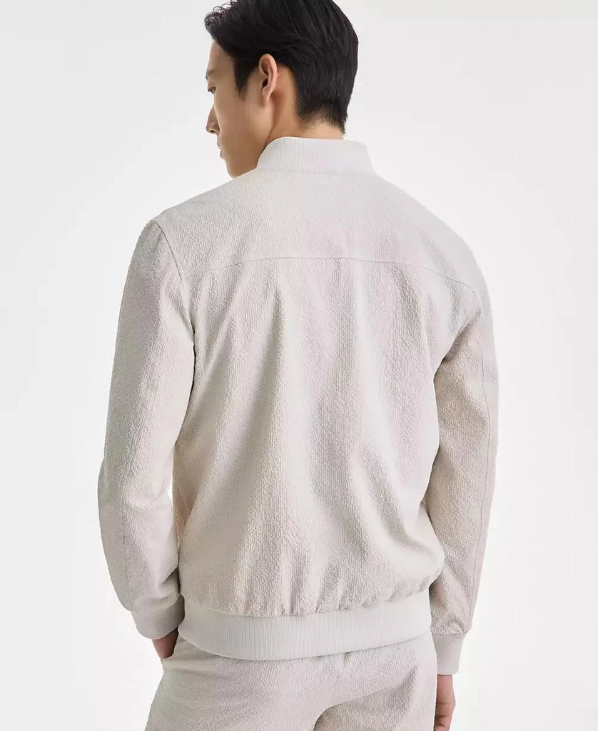 Alfani Men's Modern Puckered Zip-Front Bomber Jacket, Exclusively at Macy's 4