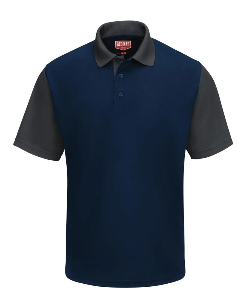 Red Kap Short Sleeve Performance Knit Color-Block Polo 3