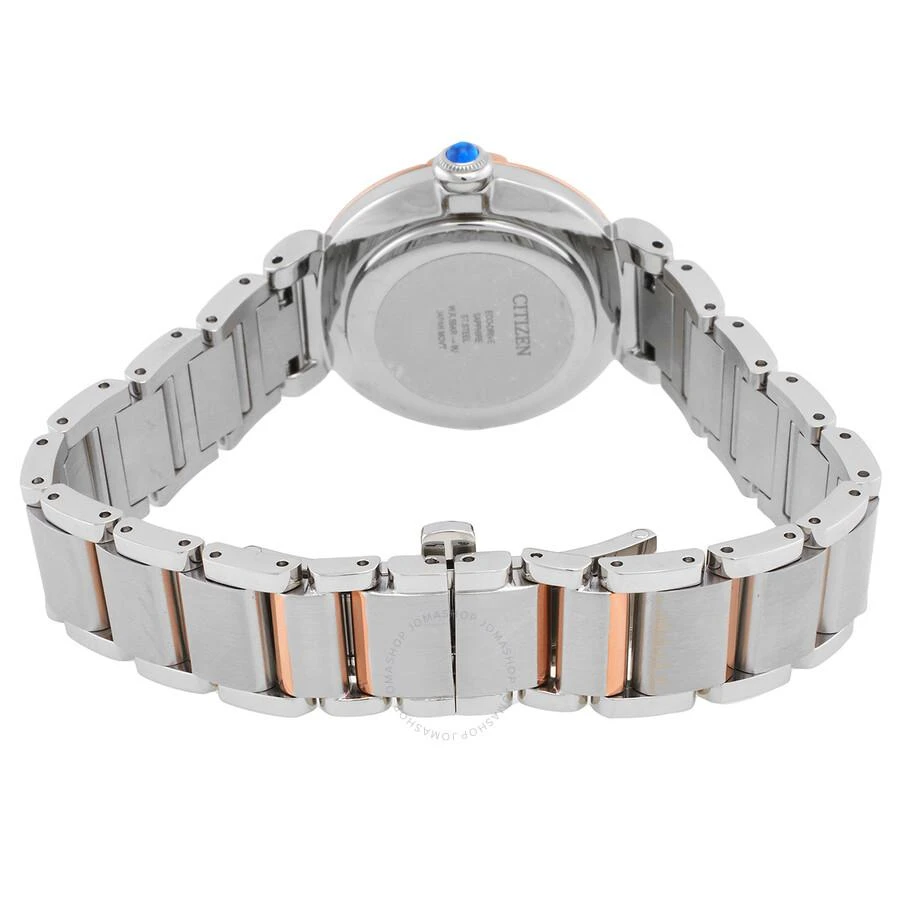 Citizen L Series Eco-Drive Mother of Pearl Dial Two-Tone Ladies Watch EM1074-82D 3
