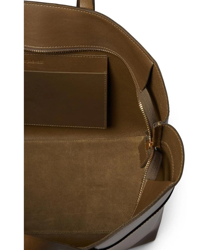 Madewell The Zip-Top Essential Tote in Leather 3