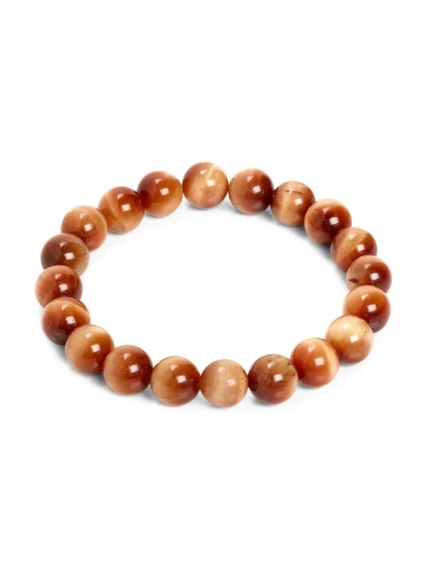 Jean Claude Tiger Eye Beaded Stretchable Bracelet 1