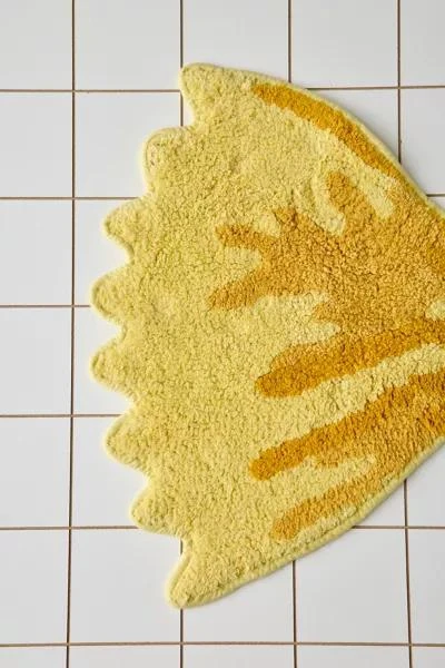 Urban Outfitters Bowtie Pasta Shape Tufted Bath Mat 3