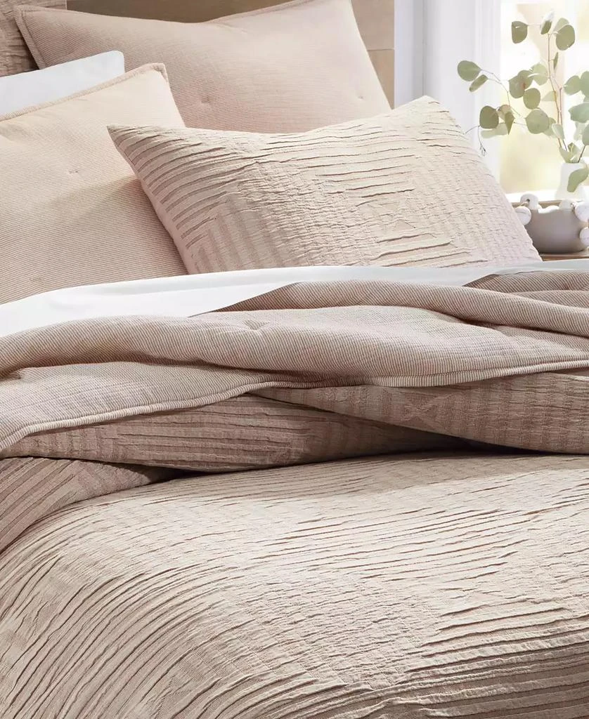 Oake LAST ACT! Concentric Square Matelassé 3-Pc. Comforter Set, Full/Queen, Exclusively at Macy’s 2