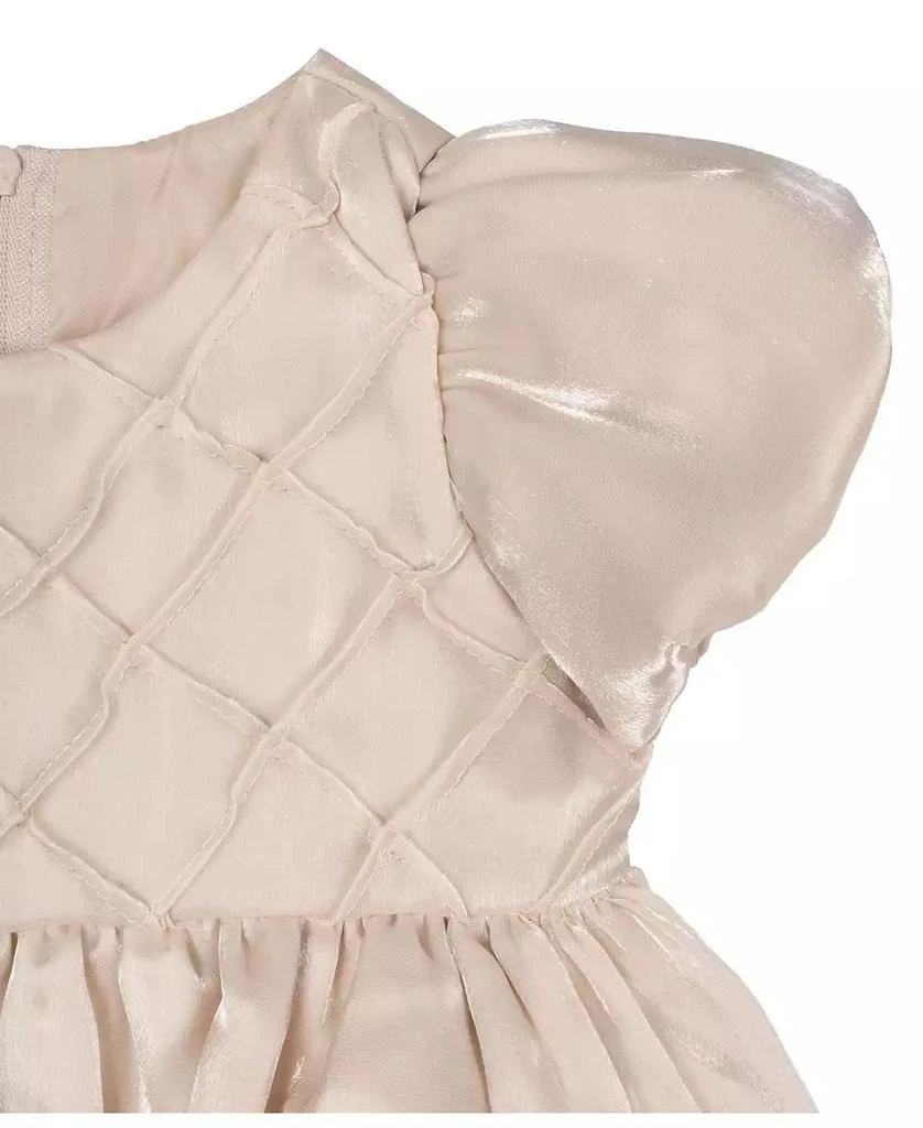 Rare Editions Baby Girls Shimmer Organza Social Dress 3