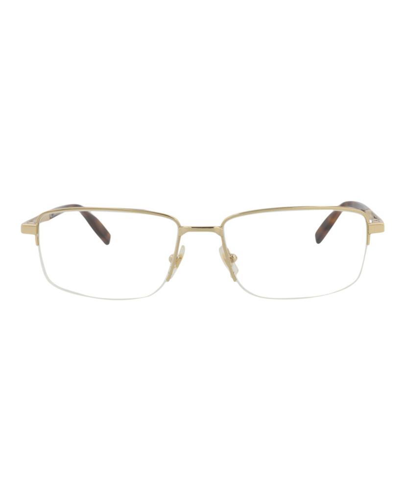 MontBlanc Square-Frame Metal Optical Frames