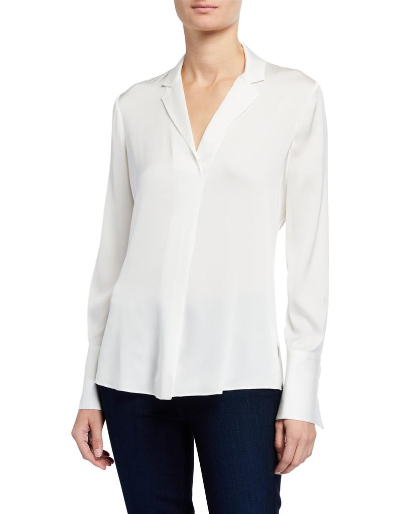 Kobi Halperin Rebekah Long-Sleeve Silk Blouse