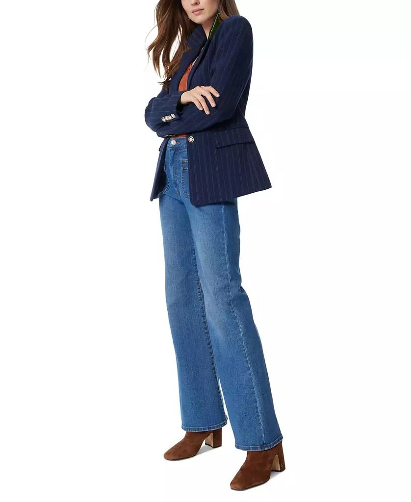 Sam Edelman Women's Pinstripe Cinched-Waist Blazer 4
