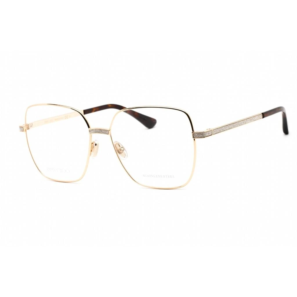 Jimmy Choo Jimmy Choo Women's Eyeglasses - Full Rim Square Gold/Havana Frame | JC354 006J 00 1