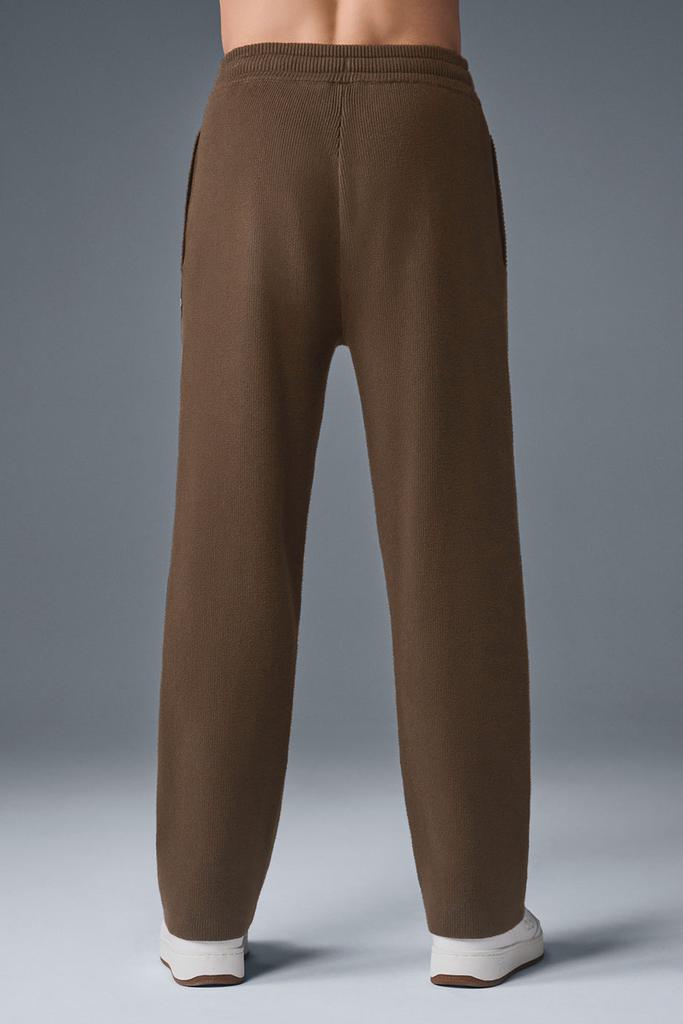 Alo Scholar Straight Leg Sweatpant - Espresso