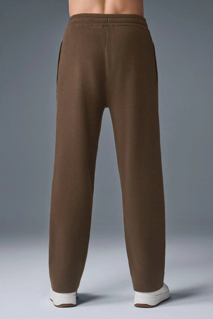 Alo Scholar Straight Leg Sweatpant - Espresso 2