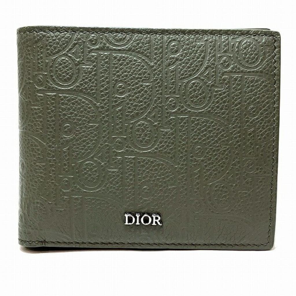 Dior Leather Wallet (Bi-Fold) (Pre-Owned)