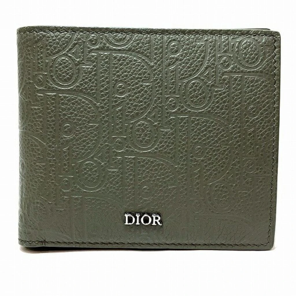 Dior Leather Wallet (Bi-Fold) (Pre-Owned) 1