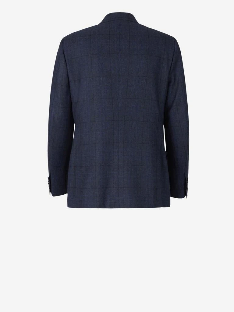 Isaia Isaia Checked Wool And Cashmere Suit 2