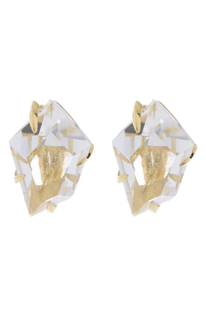 Alexis Bittar 14K Yellow Gold Kite Stud Earrings 1