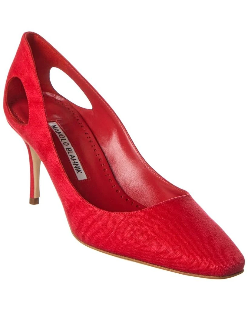 Manolo Blahnik Manolo Blahnik Toplaca 70 Linen Pump 1