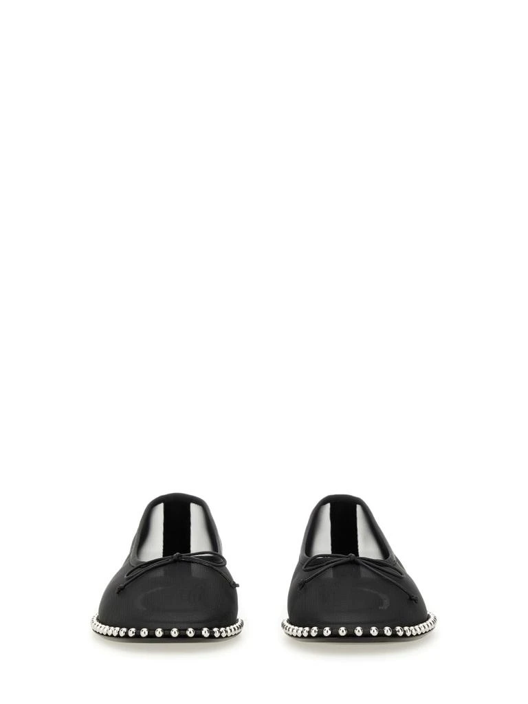 Alexander Wang BLACK MESH LINA BALLERINAS 4
