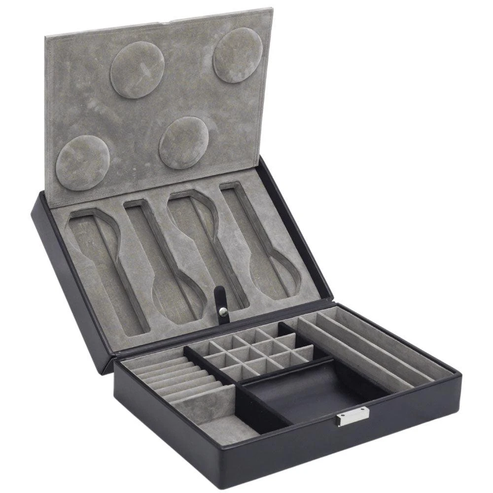 Wolf Heritage 4 Piece Watch Box with Valet 4