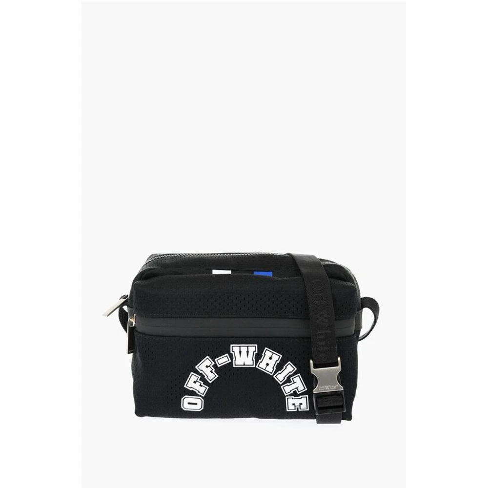 Off-White Off- Perforated Nylon Camera Bag with Printed Women's Logo 1