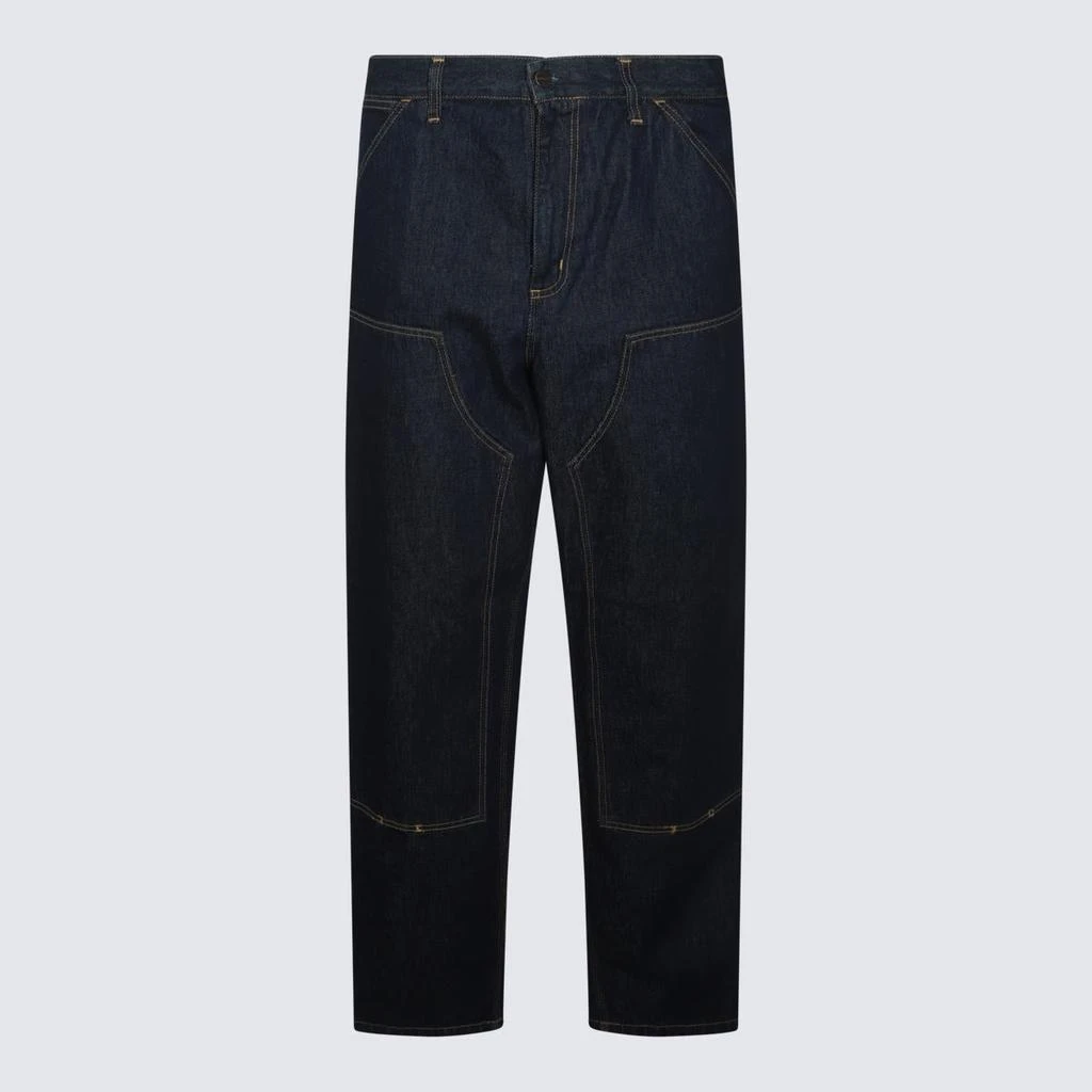 Carhartt WIP Carhartt Wip Dark Blue Cotton Denim Jeans 1