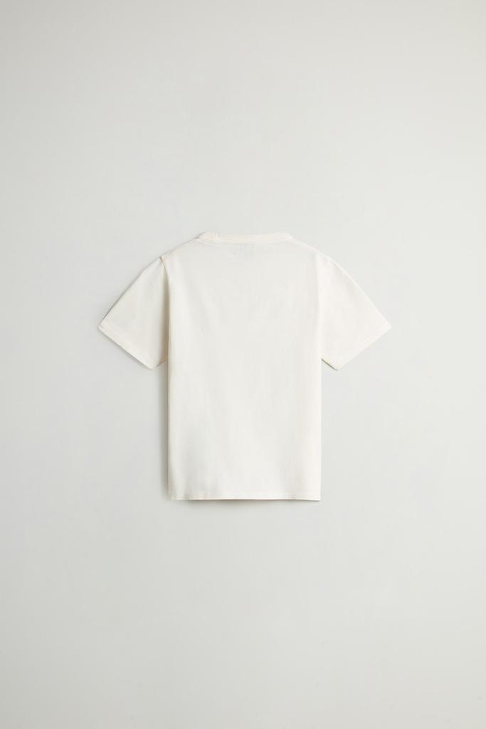 Woolrich Boys’ Pure Cotton T-Shirt - Boys - White