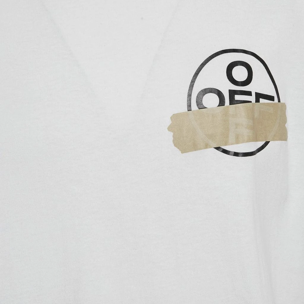Off-White Off-White Logo Print Cotton Crew Neck T-Shirt L 3