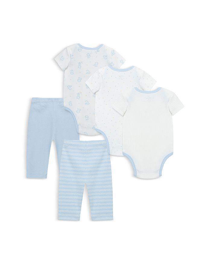 Little Me Boys' Cute Bodysuits & Pants, 5 Piece Set - Baby