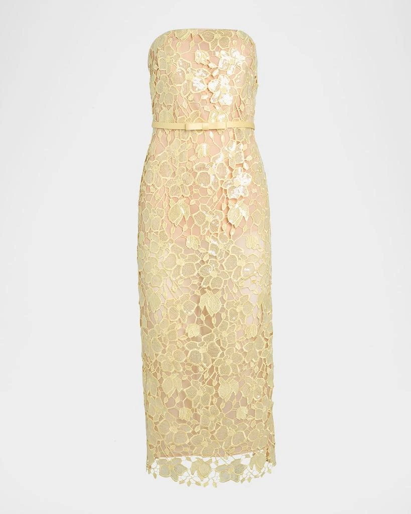 retrofête Rowen Sequined Lace Midi Dress 1