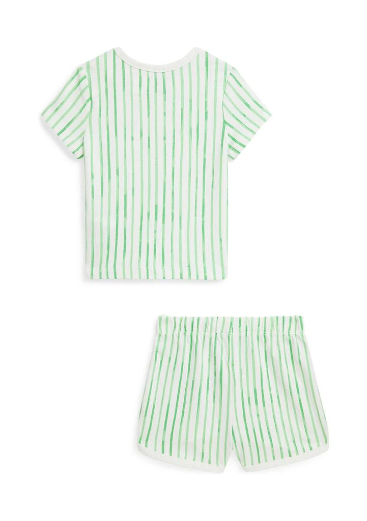 Ralph Lauren Baby Boys Striped Cotton Jersey T-Shirt 
Shorts Set 2