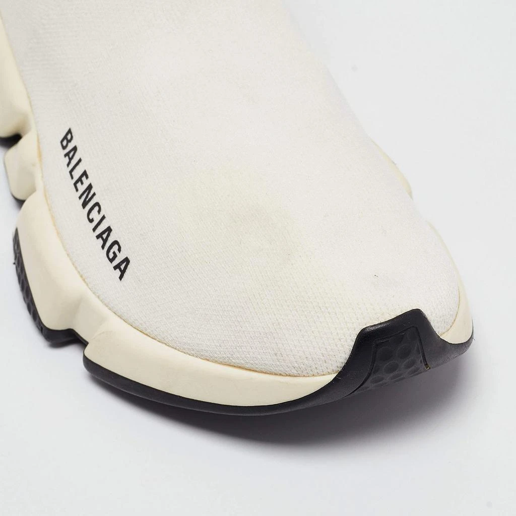 Balenciaga Balenciaga Off White Knit Fabric Speed Trainer Sneakers Size 35 7