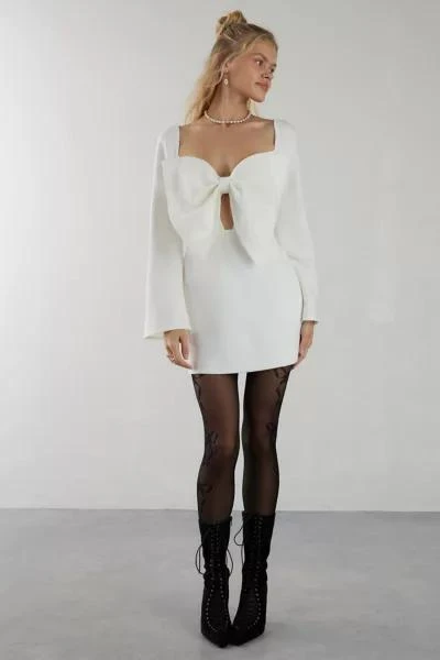 Bardot Bardot Phillipa Bow Mini Dress 1