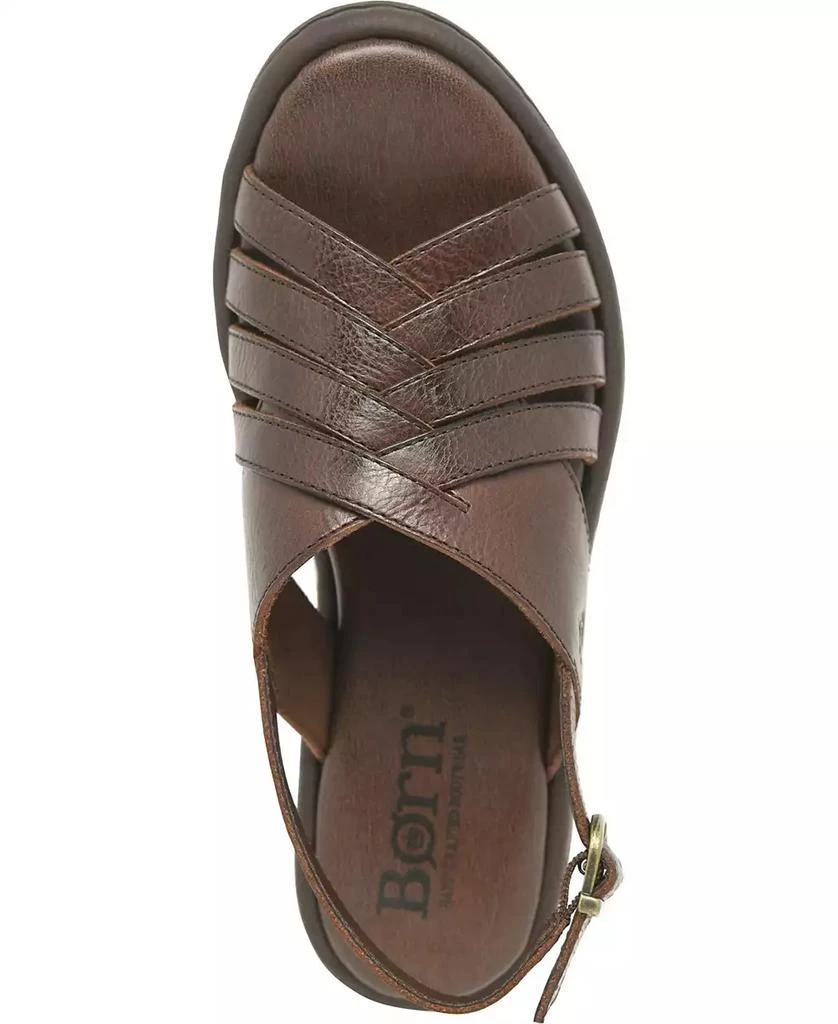 Born Women's Remy Round Toe Flat Sandals 4