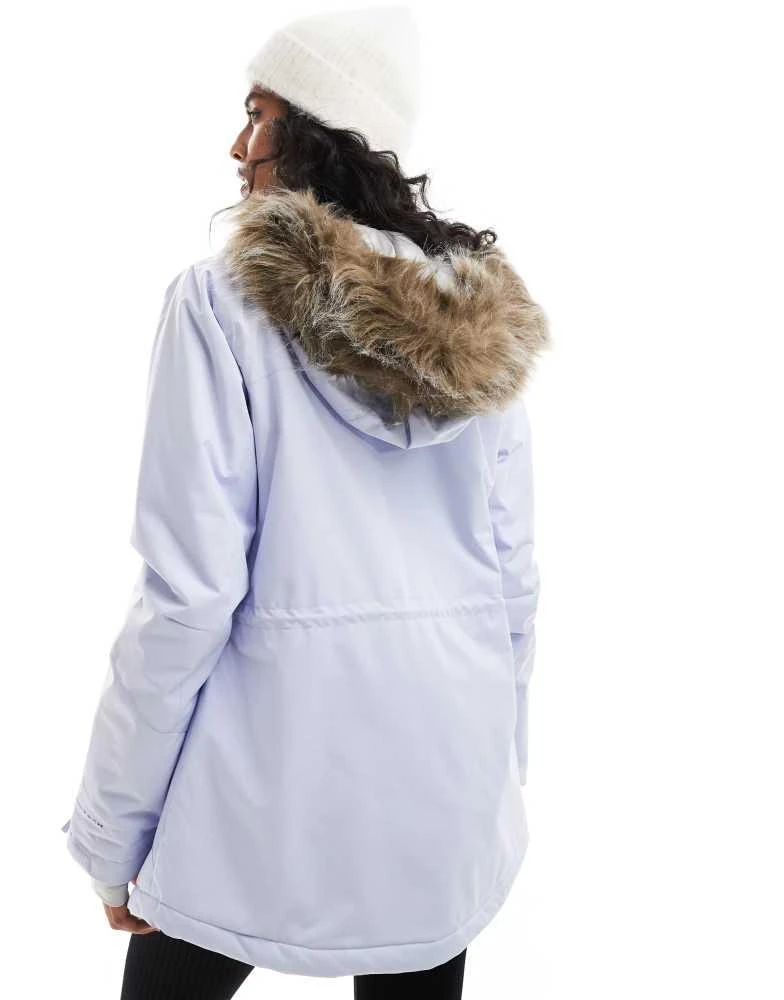 Columbia Columbia Ava Alpine II insulated ski jacket in snowdrift purple 2