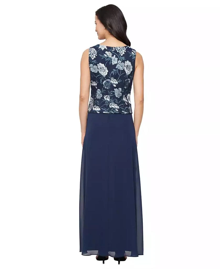 Alex Evenings Petite Stretch Tulle Jacket Dress 5